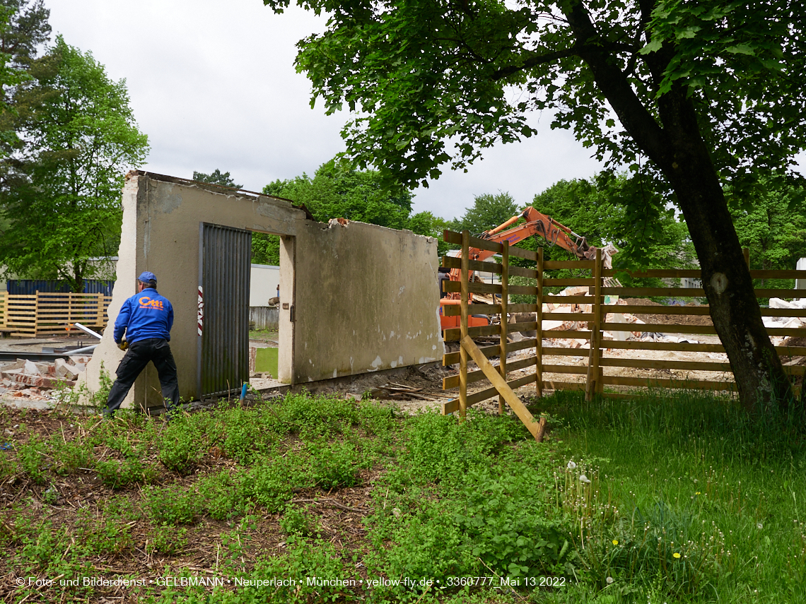 13.05.2022 - Baustelle am Haus für Kinder in Neuperlach